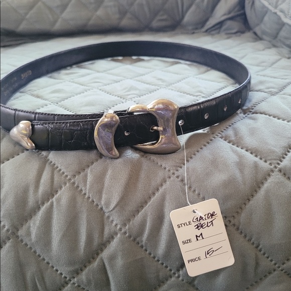 Black Alligator Belt - Picture 2 of 2